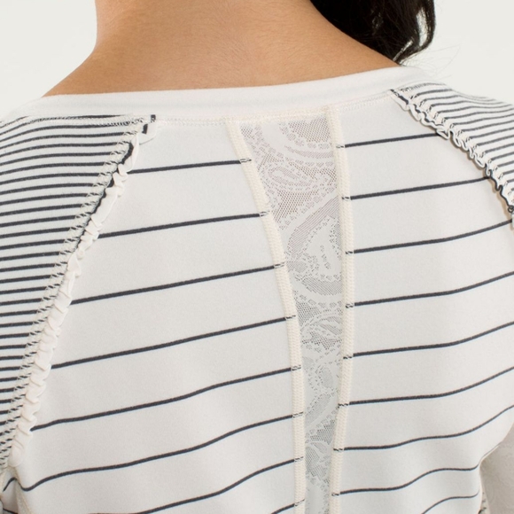 Lululemon Full Tilt Long Sleeve Slalom Stripe Angel Wing / Hyper Stripe Angel W - Picture 7 of 15